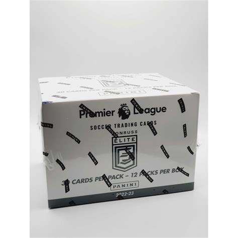 Panini 2022 23 Donruss Elite Premier League Soccer Fat Pack Box