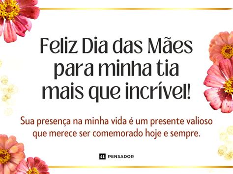 Feliz Dia Das Mães Tias - Feliz Dia das Mães, tia: 61 frases que expressam carinho e amor - Pensador