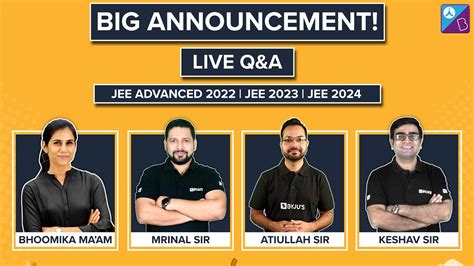 Big Announcement For JEE Advanced 2022 JEE Main 2023 2024 Students