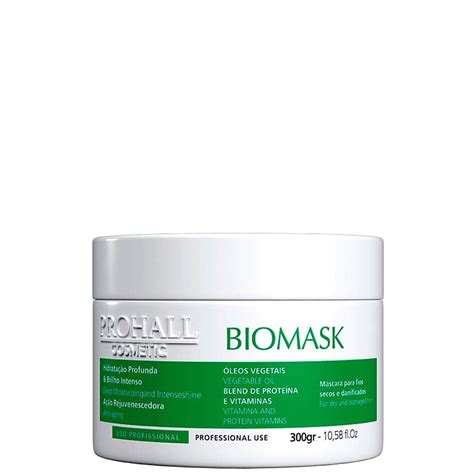 Máscara de Hidratação Prohall Biomask 300g Shopee Brasil