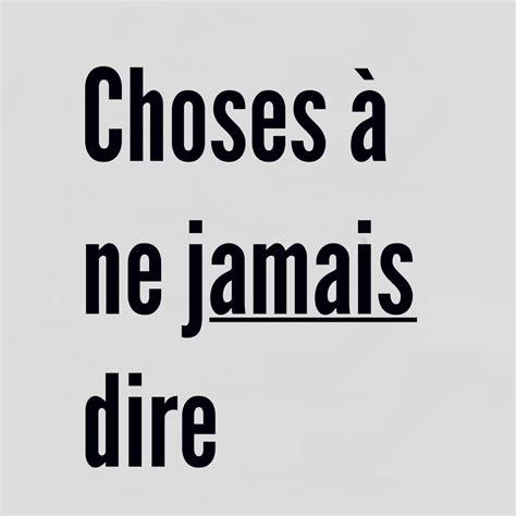 Doundou loféké on Twitter RT Mindset FR 7 choses à ne jamais dire