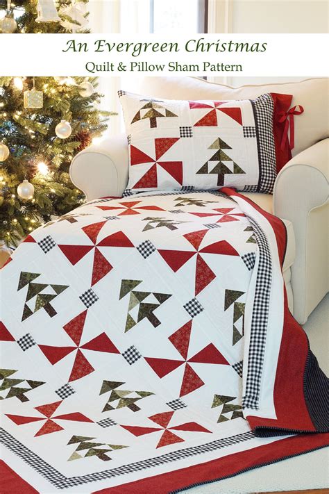 Christmas Quilt Patterns Pdf And Free Pillow Sham Pattern Easy