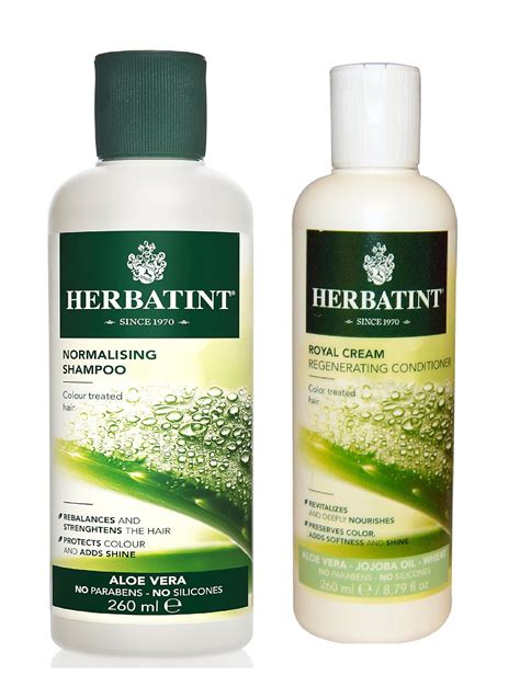 Amazon Herbatint Normalizing Shampoo And Royal Cream Conditioner