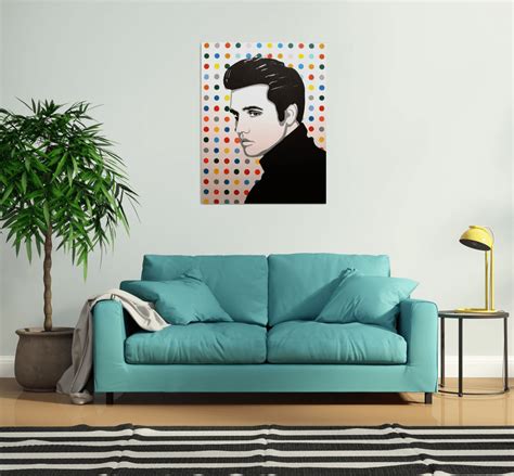 Hungry And Fool Elvis Presley Oil Painting By Gennaro Santaniello