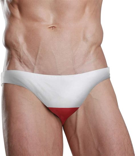ZZKKO Men Swim Brief Bikini Wales Flag Beach Bikini For Men Swim Underwear Small ShopStyle