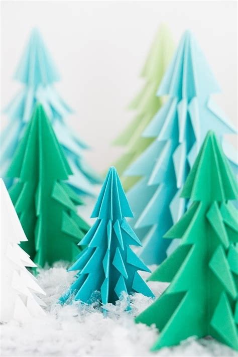 Origami Christmas Trees · How To Fold An Origami Tree · Papercraft On