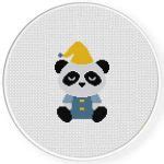 Goodnight Panda Cross Stitch Pattern Daily Cross Stitch