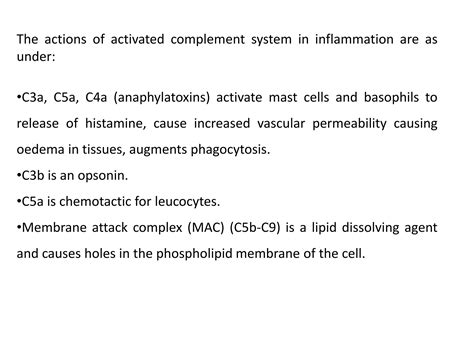 Chemical Mediators Of Inflammation PPT