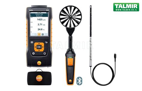 TESTO 440 dP SERIES AIR VELOCITY IAQ MEASURING INSTRUMENTS ציוד בדיקה