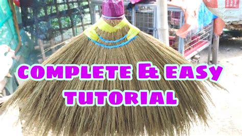 Soft Broom Diy Paano Gumawa Ng Walis Tambo How To Make Soft Broom