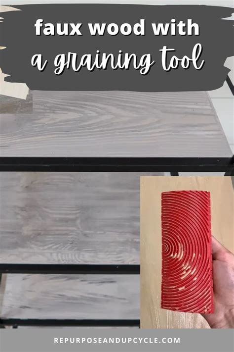 How To Use A Graining Tool For Faux Wood Paint Finish In 2024 Faux