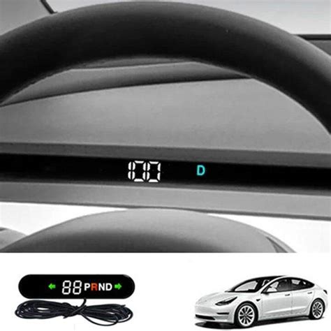 Car Hud Head Up Display For Tesla Model 3 Model Y Dashboard Dedicated Electronics Digital