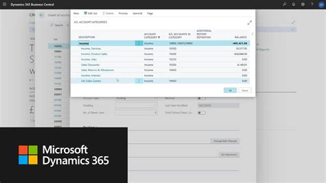 How To Set Up Chart Of Accounts In Dynamics 365 Business Central YouTube