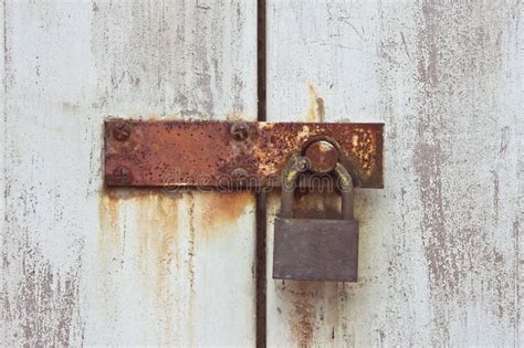 Rusty Lock Stock Photo Image Of Dirty Guard Retro