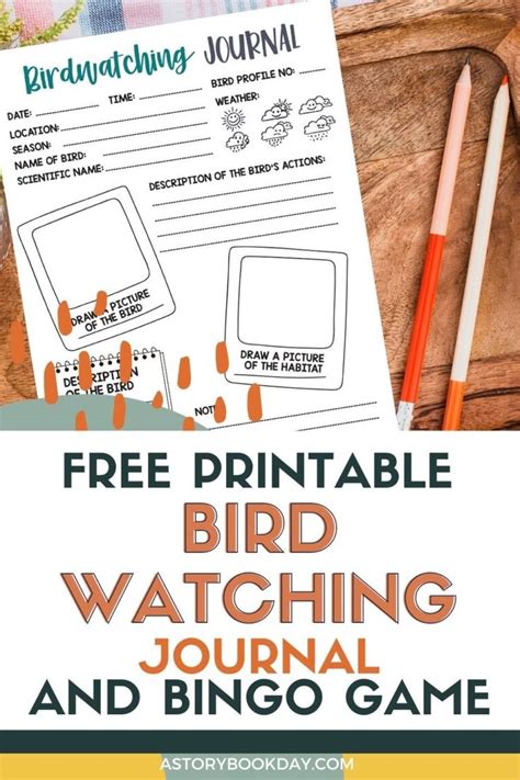 The Free Printable Bird Watching Journal And Game