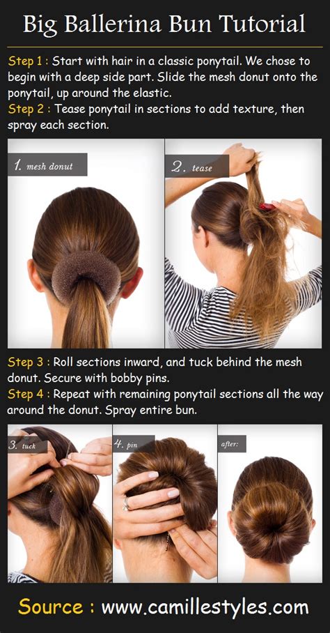 Big Ballerina Bun Tutorial | Pinterest Tutorials