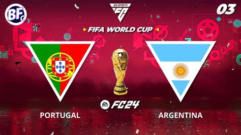 EA FC 24 Portugal Vs Argentina FIFA World Cup Final 2023 Gameplay