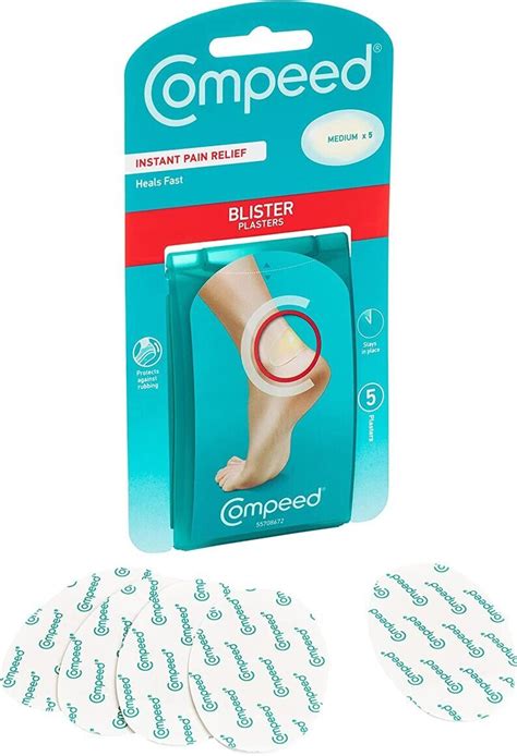 Compeed Medium Size Blister Plasters 5 Hydrocolloid Plasters