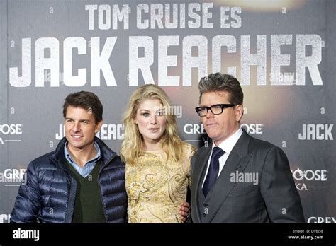 Jack Reacher Film Premiere At Callao Cinemafeaturing Tom Cruise Rosamund Pike Christopher