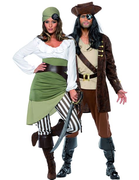 Costume Coppia Pirati Bucanieri Costumi Coppia E Vestiti Di Carnevale