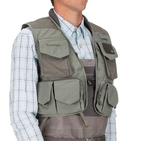 Simms Freestone Vest Striker Grey Clothing Fishing Vests