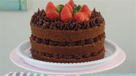 Naked Cake De Brigadeiro Morango Bolo Pelado Youtube My Xxx Hot Girl