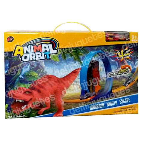 Pista Autos Hot Wheels Dinosaurio Escape