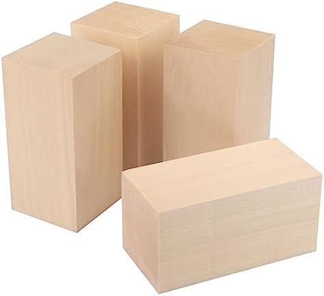 Amazon 6 Pack Extra Large Basswood Blocks 6 X 3 X 3 Inches Premium