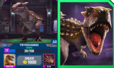 Jurassic World Alive Trykosaurus Dinosaurs Pokemon Group