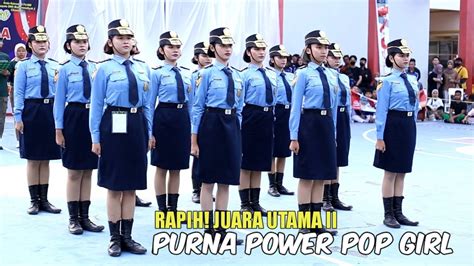 Merinding Juara Utama 2 Purna Power Pop Girl Paskibra Sman 5 Karawang