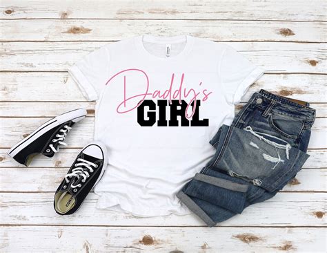 Daddys Girl T Shirts Etsy