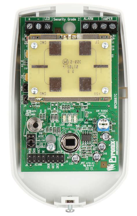 DUAL TECHNOLOGY DETECTOR MICROWAVE PIR KX15DT1 PYRONIX Wired Dual