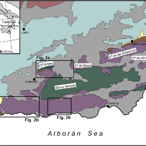 Geological Map Of The Internal Zones Of The Betic Cordillera Which As