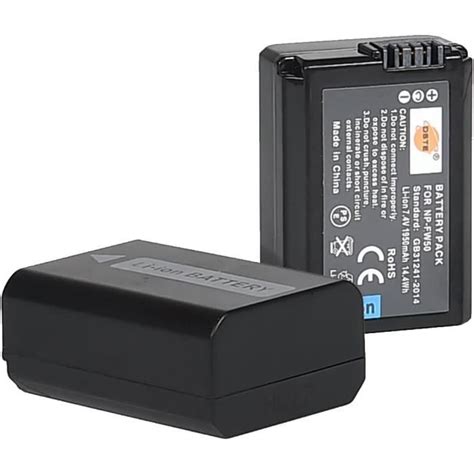 X Np Fw De Remplacement Li Ion Batterie Pour Sony Alpha Nex Nex