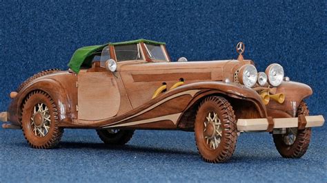 How To Carve 1936 Mercedes Benz 500K Special Roadster Out Of Wood