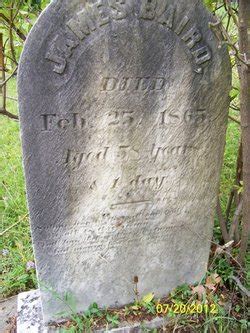 James Baird 1807 1865 Find A Grave Memorial