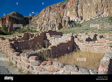 Los Alamos New Mexico Bandelier National Monument Contains The Ruins