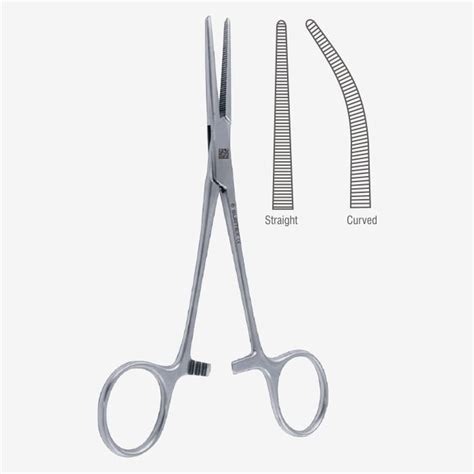 SURTEX Crile Artery Forcep Straight Curved Profiles