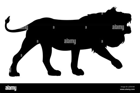 Lion King Silhouette Tattoo