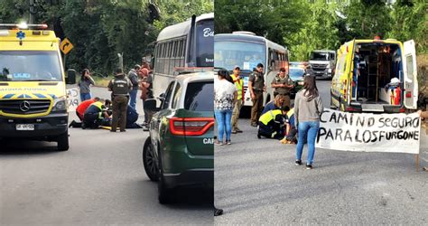 Impactante Hombre Sufre Doble Atropello En Medio De Manifestaci N En