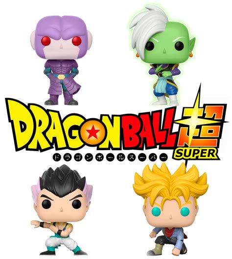 Funko Pop Animation Dragonball Super Exclusives Bundle 4 Pops New