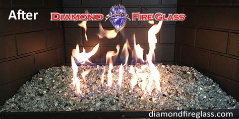 Diamond Fire Glass