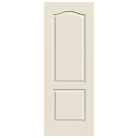 Jeld Wen Princeton Primed 2 Panel Arch Top Solid Core Molded Composite Slab Door Common 30 In