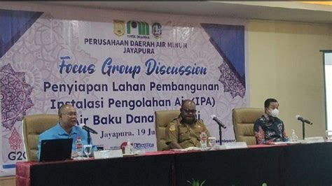 Pdam Jayapura Gelar Fgd Bahas Penyiapan Lahan Pembangunan Ipa Air Baku