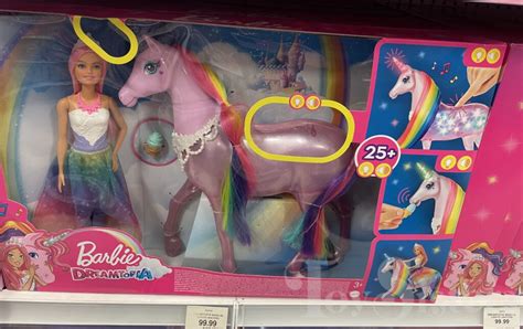 Barbie Dreamtopia Magical Lights Unicorn Doll Gwm Toy Sisters