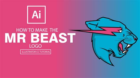 How To Make The Mr Beast Logo In Illustrator Cc Youtube