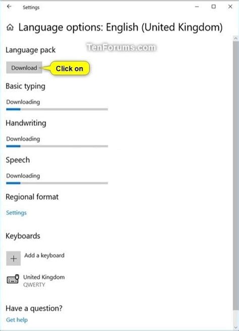 Change Display Language In Windows Tutorials