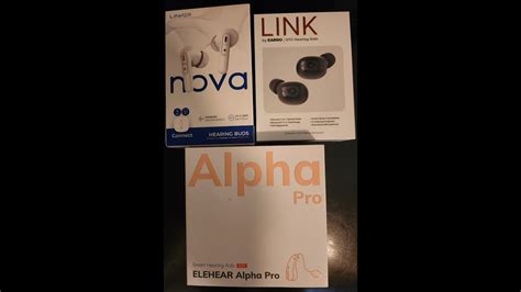 Mic Compare Link By Eargo Linner Nova And Elehear Alpha Pro Youtube