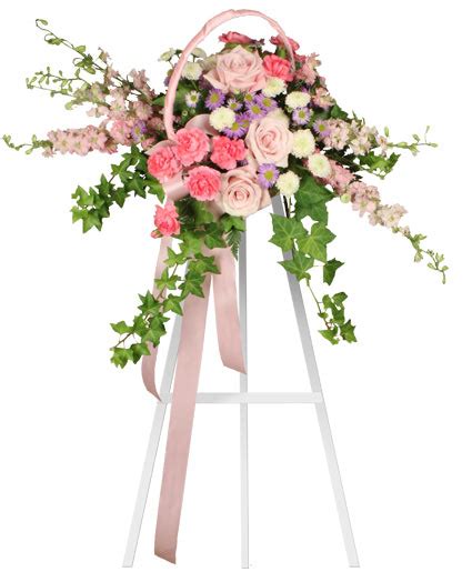 DELICATE PINK SPRAY Funeral Arrangement | | Flower Shop Network