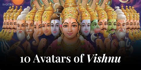 The 10 Avatars of Vishnu: Stories of Their Divine Powers and Miracles